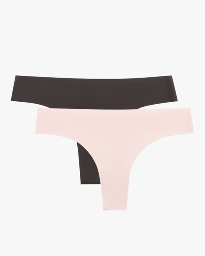 Front of a size L VIP Thong 2-Pack Bundle in Black/Pink by Uwila Warrior. | dia_product_style_image_id:242619